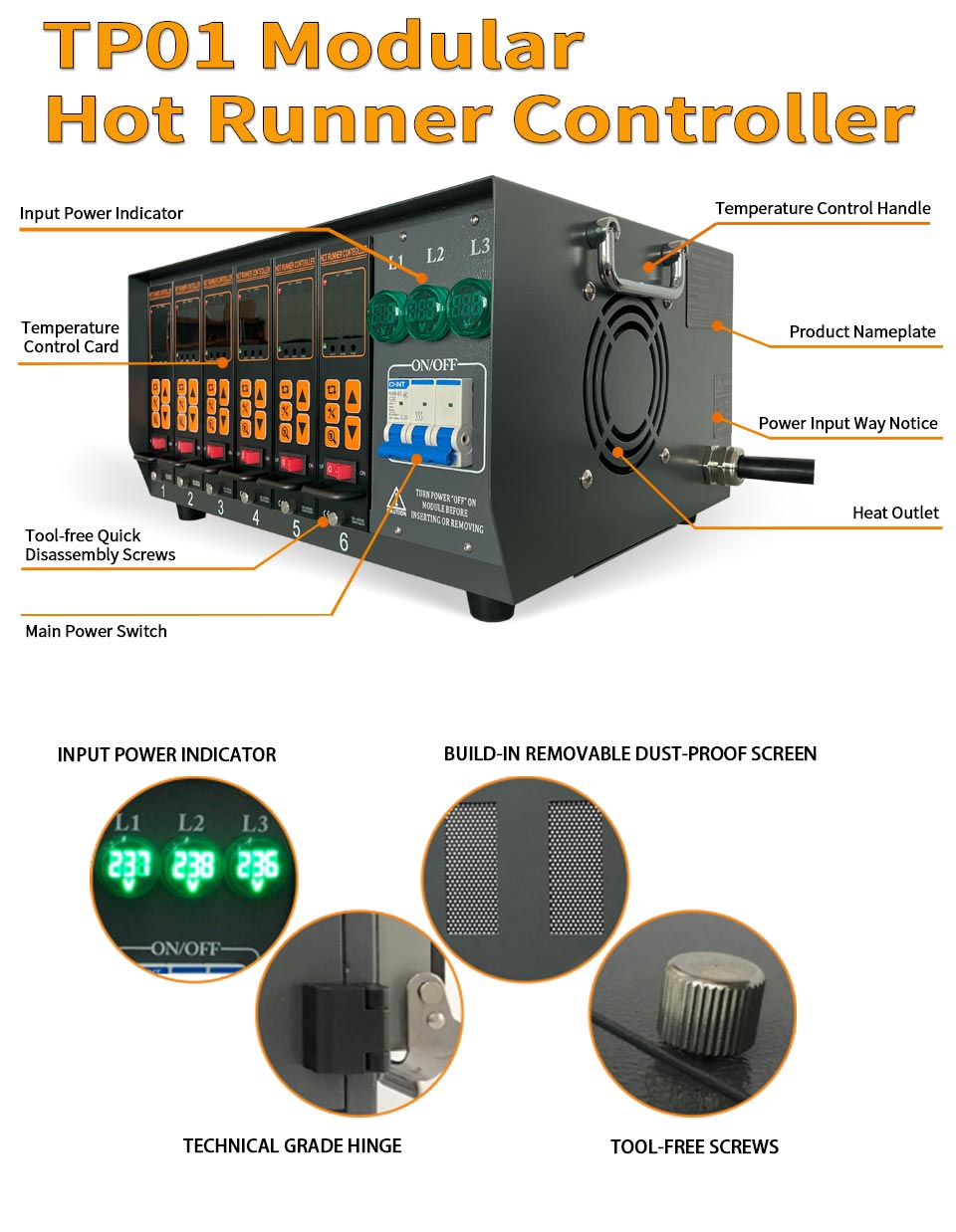Topower TP series hot runner temperature controller