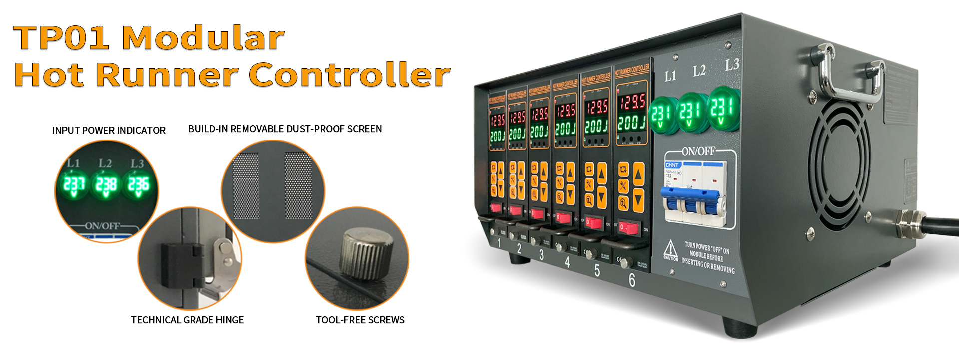 hot runner controller for plastic injection molding production