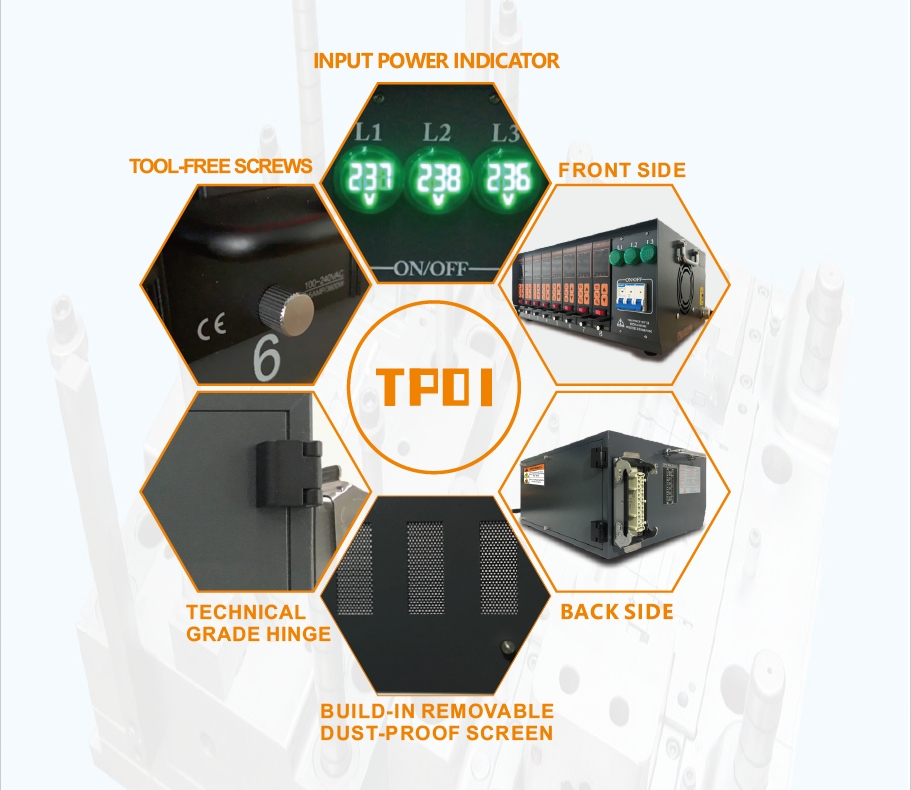 TP01 2 Zone Modular Hot Runner Temperature Controller image