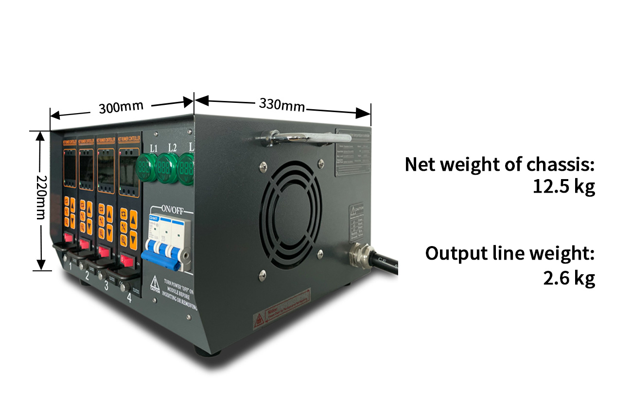 Function, dimension and weight reference