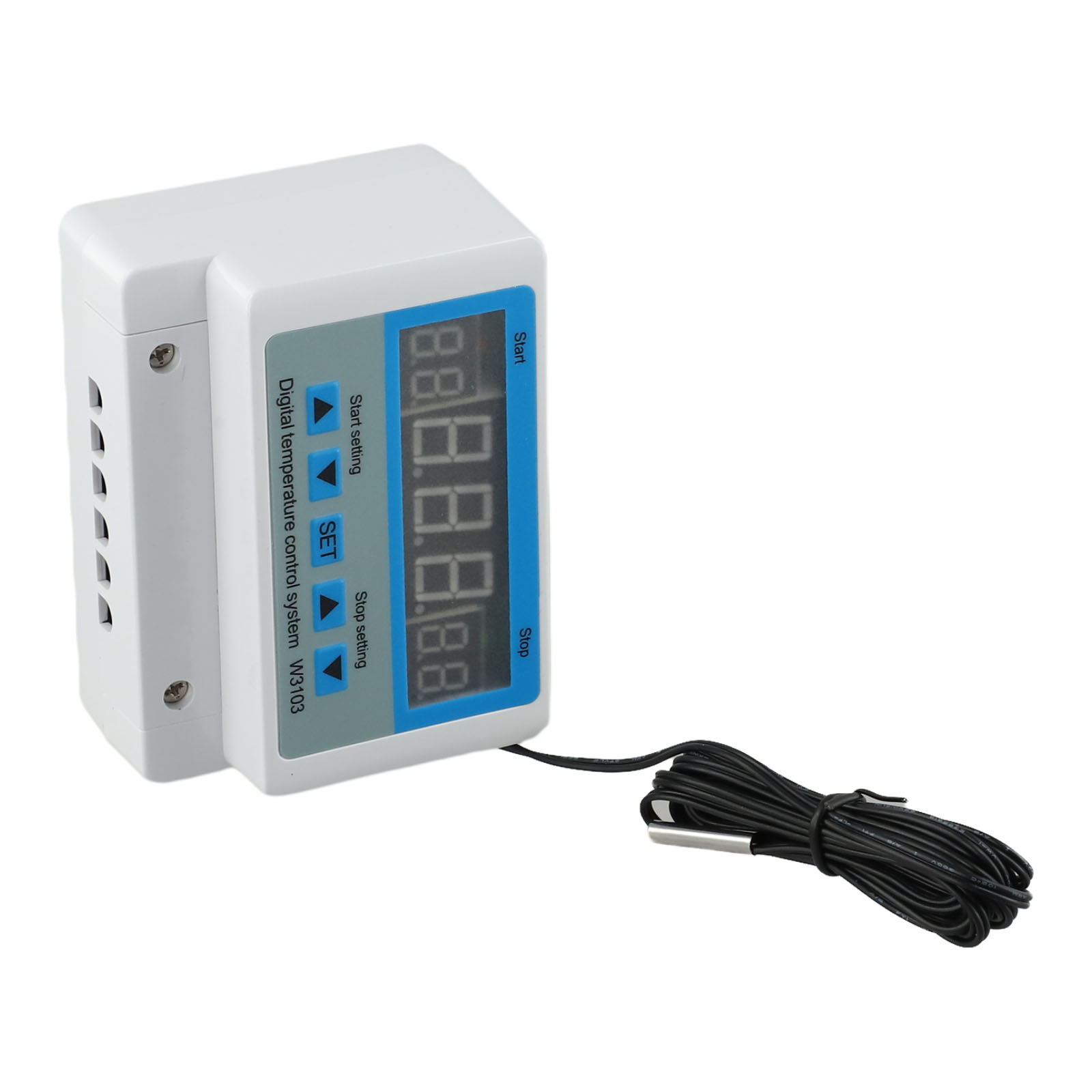 Comparison of popular digital temperature controller models including Inkbird ITC-308 STC-1000 and W1209 with different form factors and features
