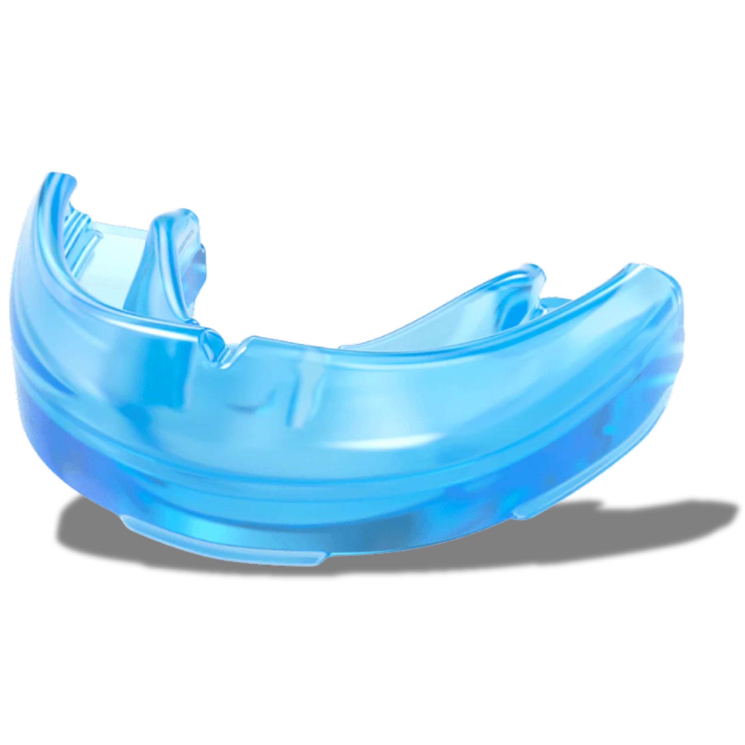 Molded mouthguard showing the fitted shape after boiling and biting — the result of how to mold a mouthguard correctly