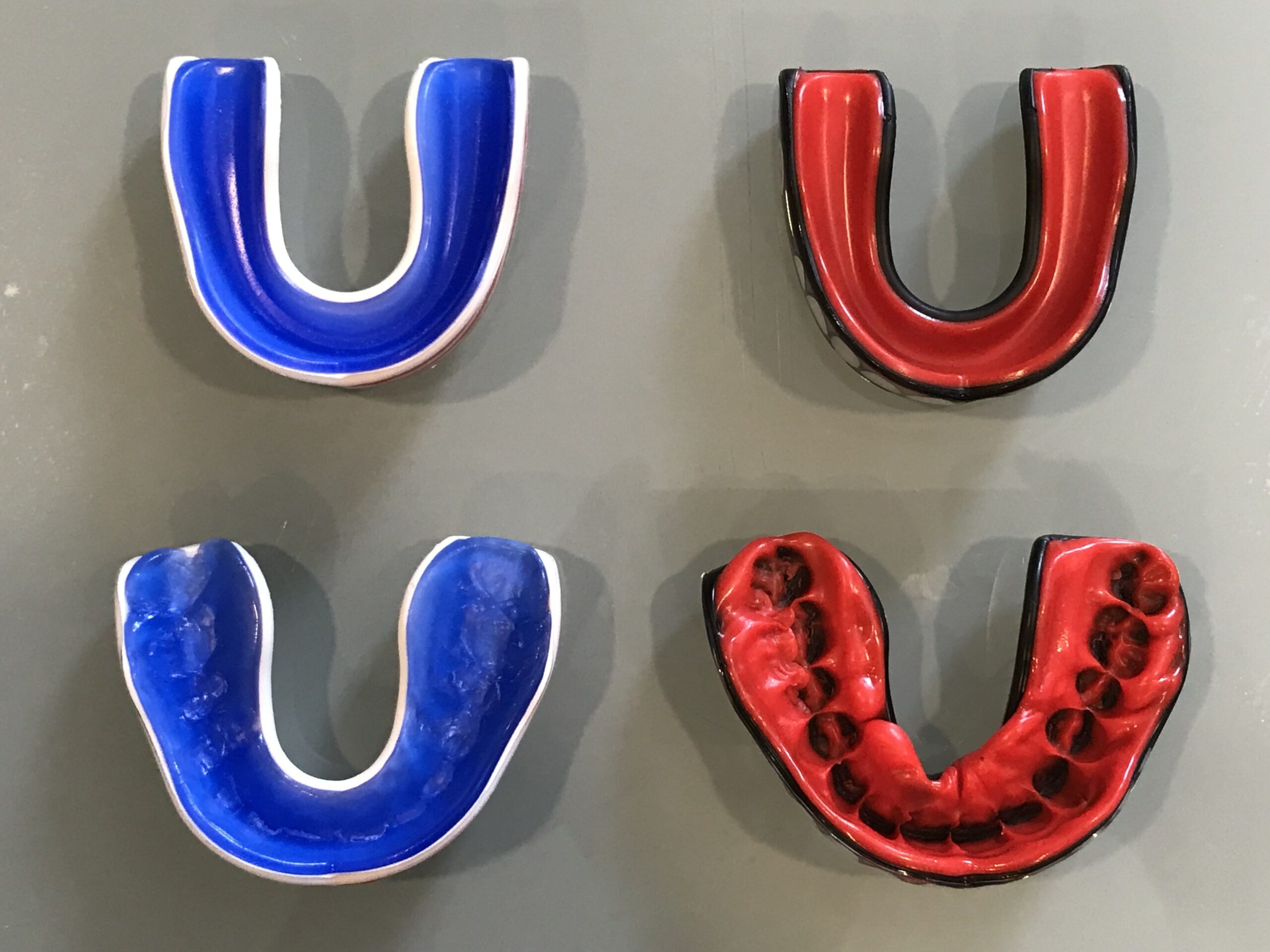 Mouthguard in its ventilated storage case after molding showing proper care and storage